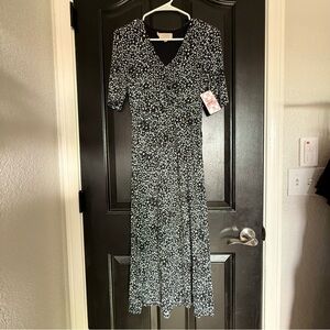 Hobbs London Sienna Floral Jersey V-Neck Dress